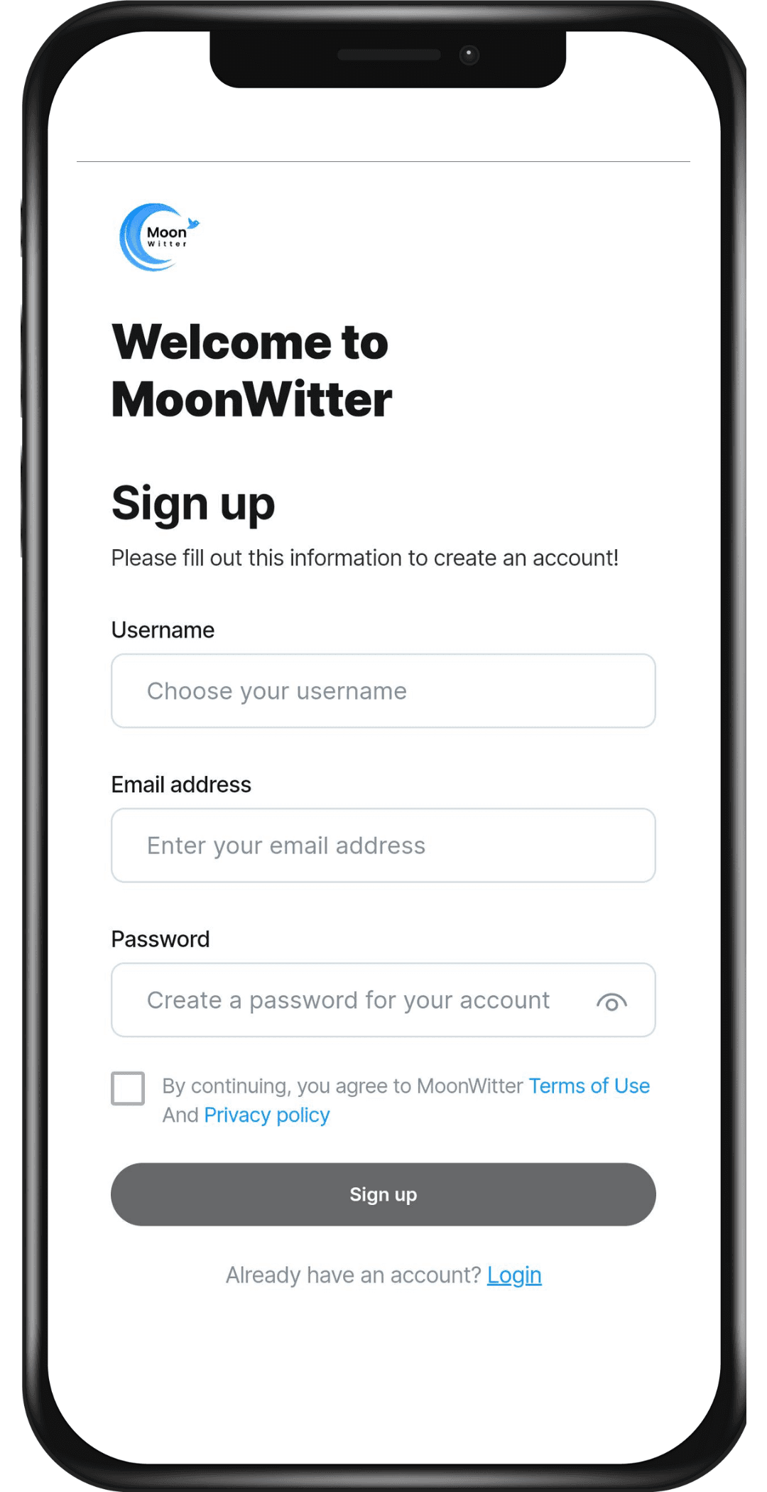 MoonWitter screenshot 1